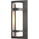 Banded 1 Light 15.8 inch Coastal Natural Iron Outdoor Sconce
