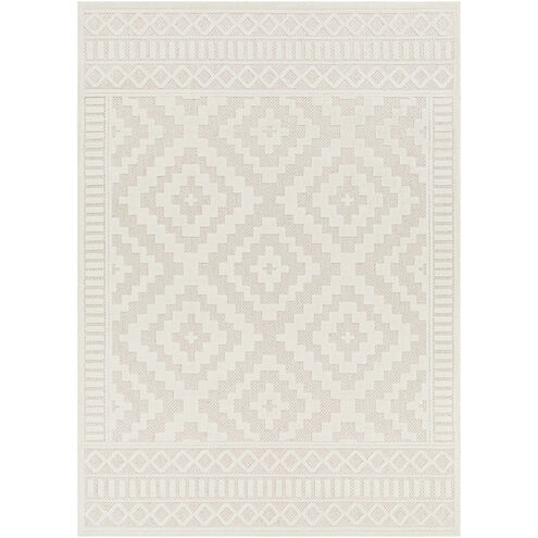 San Diego 108 X 79 inch Light Grey Outdoor Rug, Rectangle