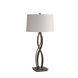 Almost Infinity 27 inch 150 watt Bronze Table Lamp Portable Light in Flax