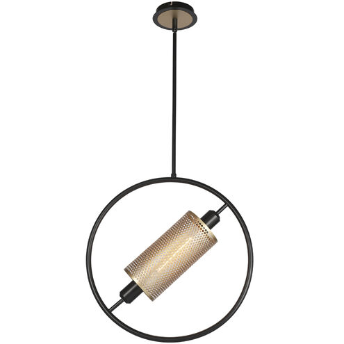 Seamore 1 Light 5 inch Black Pendant Ceiling Light, Large