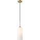 Monty 1 Light 5.25 inch Heritage Brass Pendant Ceiling Light