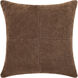 Manitou 20 X 20 inch Dark Brown Pillow Kit, Square