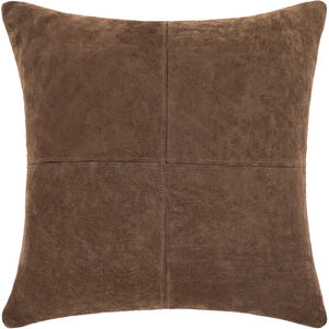 Manitou 20 X 20 inch Dark Brown Pillow Kit, Square