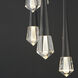 Pierce LED 24.75 inch Black Multi-Light Pendant Ceiling Light