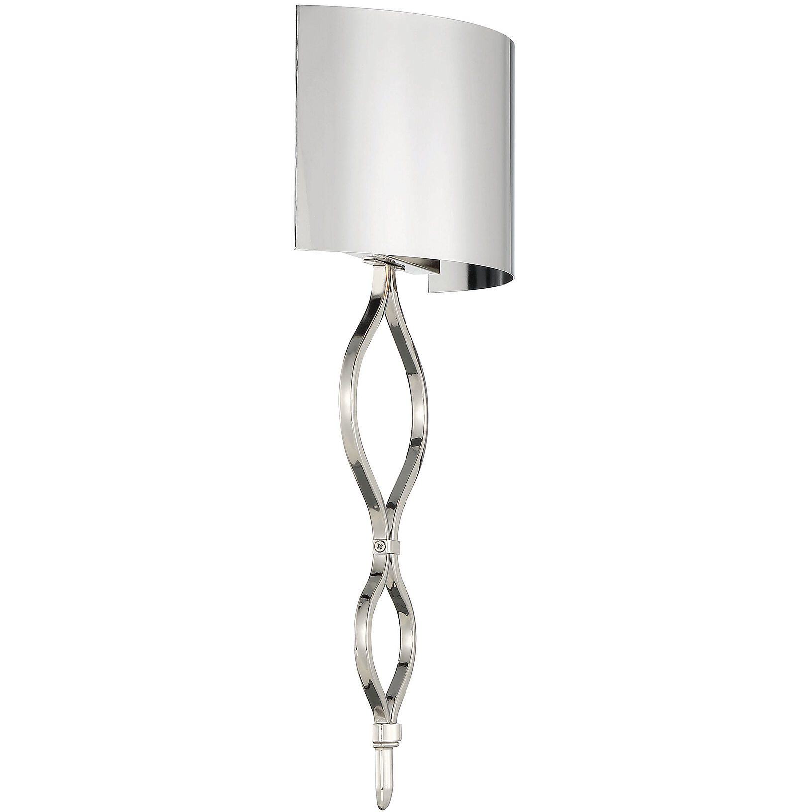 Como LED 11 inch Polished Nickel ADA Wall Sconce Wall Light, Essentials