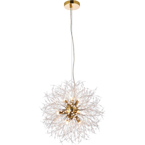 Solace 9 Light 18 inch Gold Pendant Ceiling Light