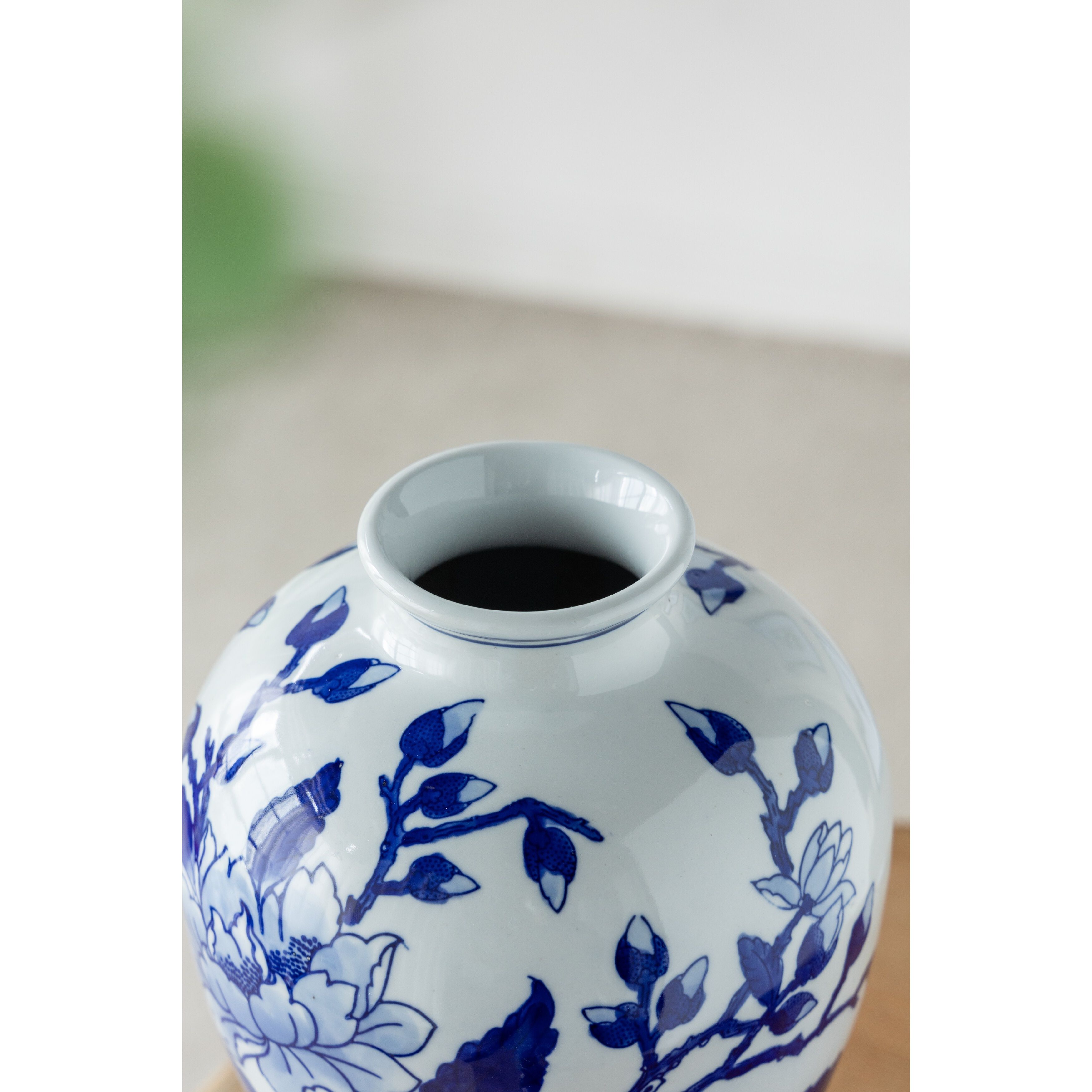 Curved 13 X 8 inch Vase