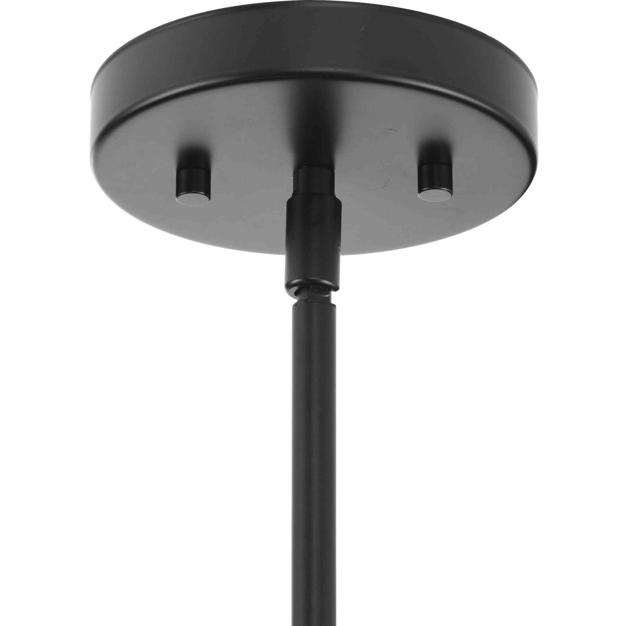 Haas 6 Light 50 inch Matte Black Chandelier Ceiling Light, Design Series