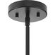 Haas 6 Light 50 inch Matte Black Chandelier Ceiling Light, Design Series