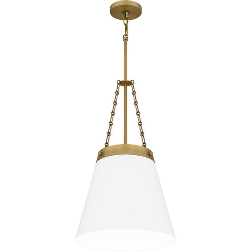 Alwyn 1 Light 13.75 inch Aged Brass Mini Pendant Ceiling Light