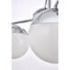 Eclipse 6 Light 36 inch Chrome Pendant Ceiling Light