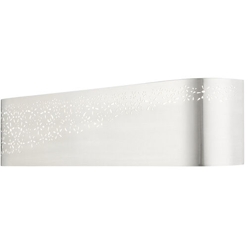 Noria 4 Light 24 inch Brushed Nickel ADA Vanity Sconce Wall Light