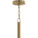 Mack 5 Light 28 inch Brushed Gold Chandelier Ceiling Light
