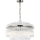 C&M by Chapman & Myers Beckett 12 Light 24 inch Polished Nickel Chandelier Ceiling Light
