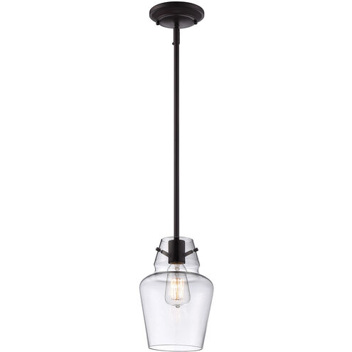 Vintage 1 Light 7 inch English Bronze Mini-Pendant Ceiling Light, Essentials