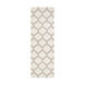 Frontier 96 X 30 inch Neutral and Gray Runner, Wool