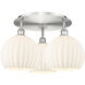 Ballston White Venetian 3 Light 21.75 inch Flush Mount