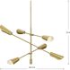 Cornett LED 44.12 inch Brushed Gold Chandelier Ceiling Light