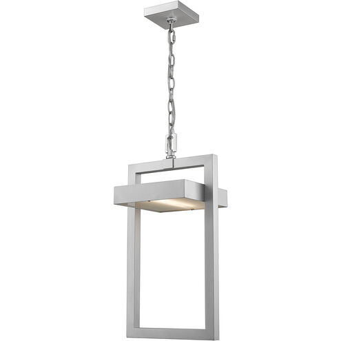 Luttrel LED 10.5 inch Silver Outdoor Chain Mount Ceiling Fixture