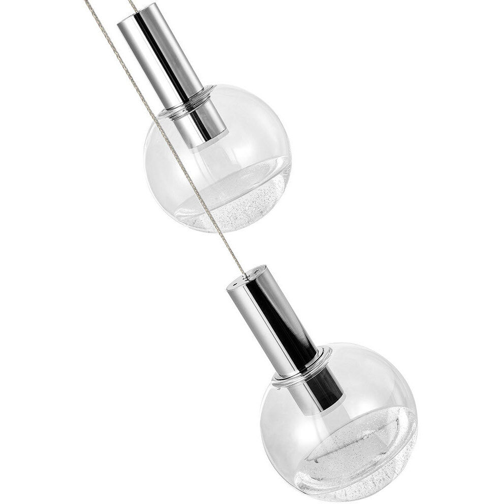 Artisan Collection/SIENNA Series 5 Light 9.5 inch Polished Chrome Pendant/Chandelier Ceiling Light