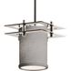Textile 1 Light 6.5 inch Polished Chrome Pendant Ceiling Light, Metropolis Family, Choices