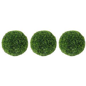 Shorn Grass Green Decorative Balls