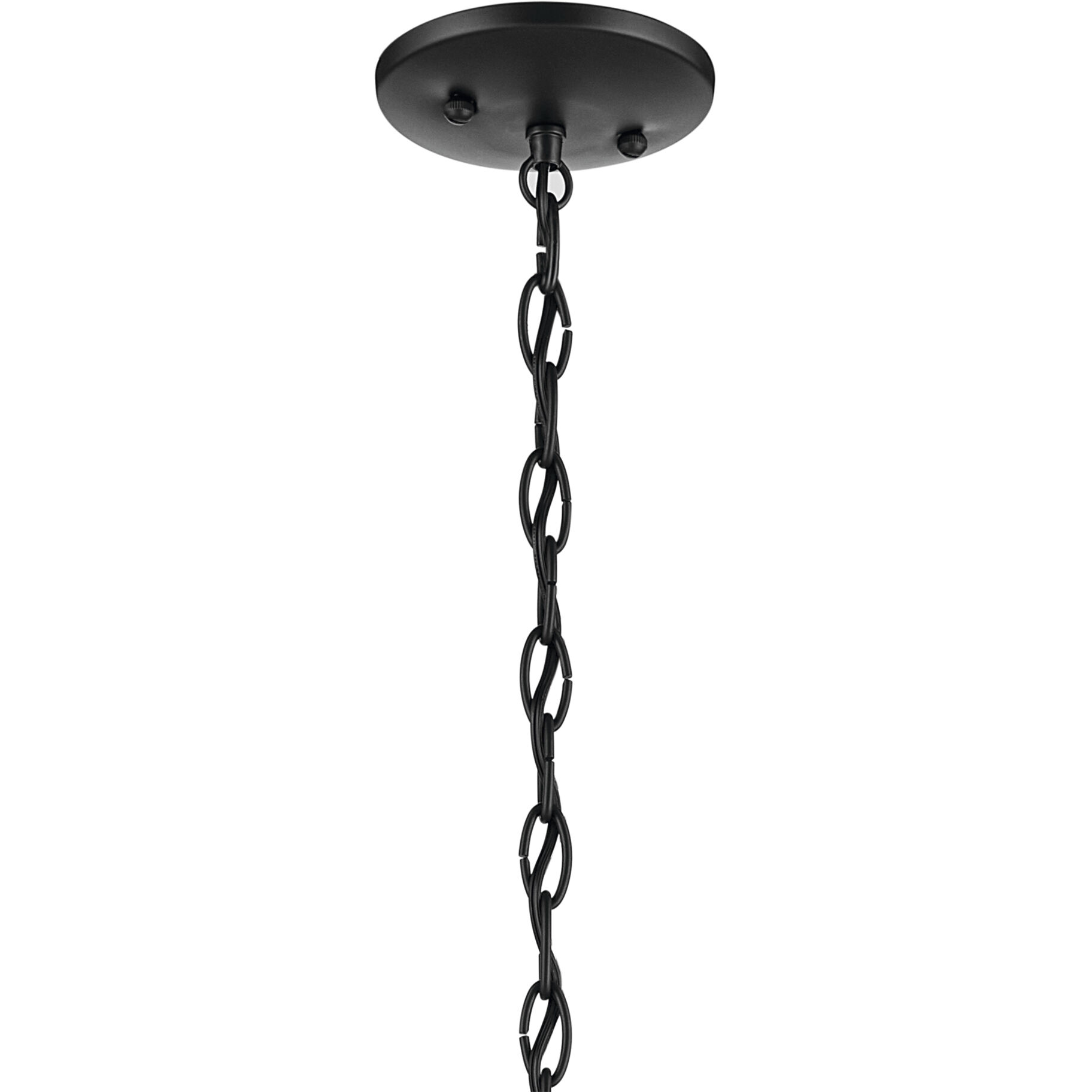 Jolie 2 Light Black Inverted Pendant/Semi Flush Ceiling Light in Incandescent