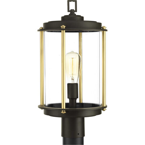 Atlantis 1 Light 18.75 inch Architectural Bronze Outdoor Post Lantern
