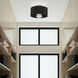 Huntington 3 Light 12 inch White Semi-Flush Mount Ceiling Light