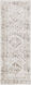 Monte Carlo 87 X 31 inch Light Grey Rug, Runner