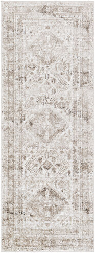 Monte Carlo 87 X 31 inch Light Grey Rug, Runner