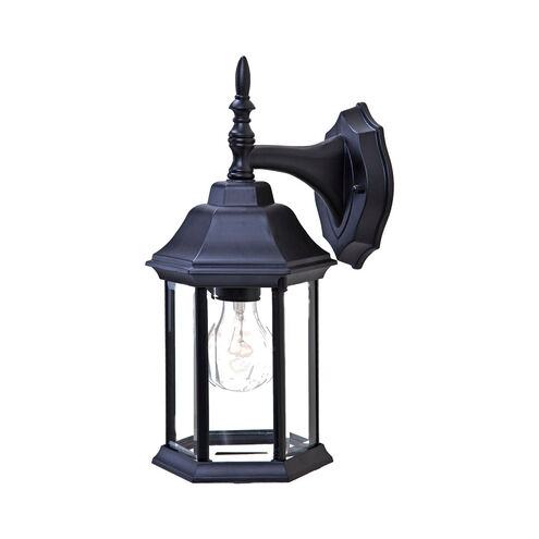 Craftsman 2 1 Light 13 inch Matte Black Exterior Wall Mount