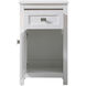 Adian White Bathroom Storage Cabinet