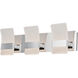 Fang LED 22.85 inch Chrome Bath Vanity Light Wall Light
