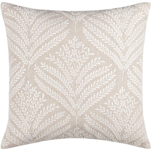 Eliana 20 X 20 inch Beige/Off-White Accent Pillow