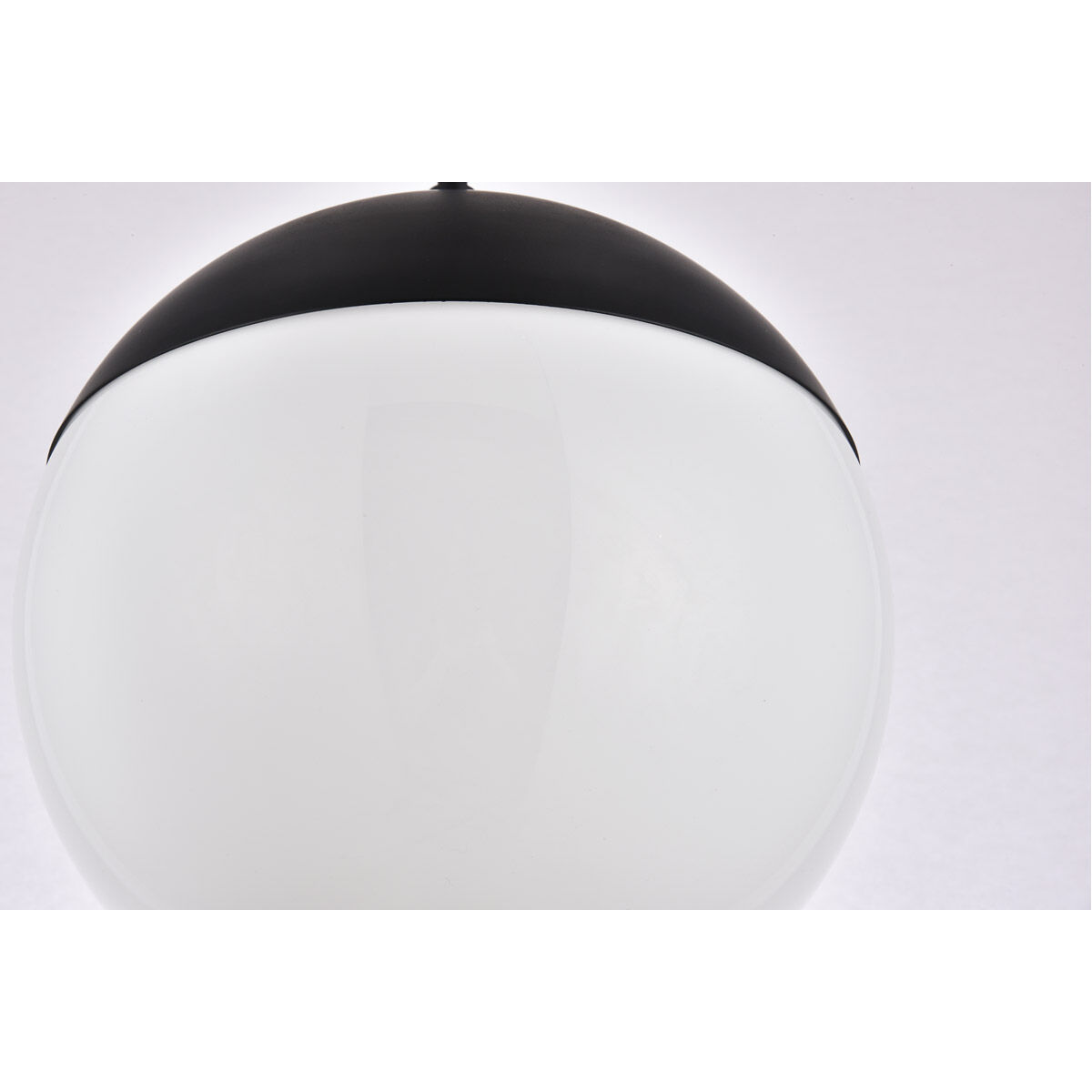 Eclipse 1 Light 10 inch Black Pendant Ceiling Light