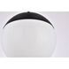 Eclipse 1 Light 10 inch Black Pendant Ceiling Light