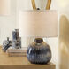 Batik 17.75 inch 60.00 watt Indigo Table Lamp Portable Light in White Linen