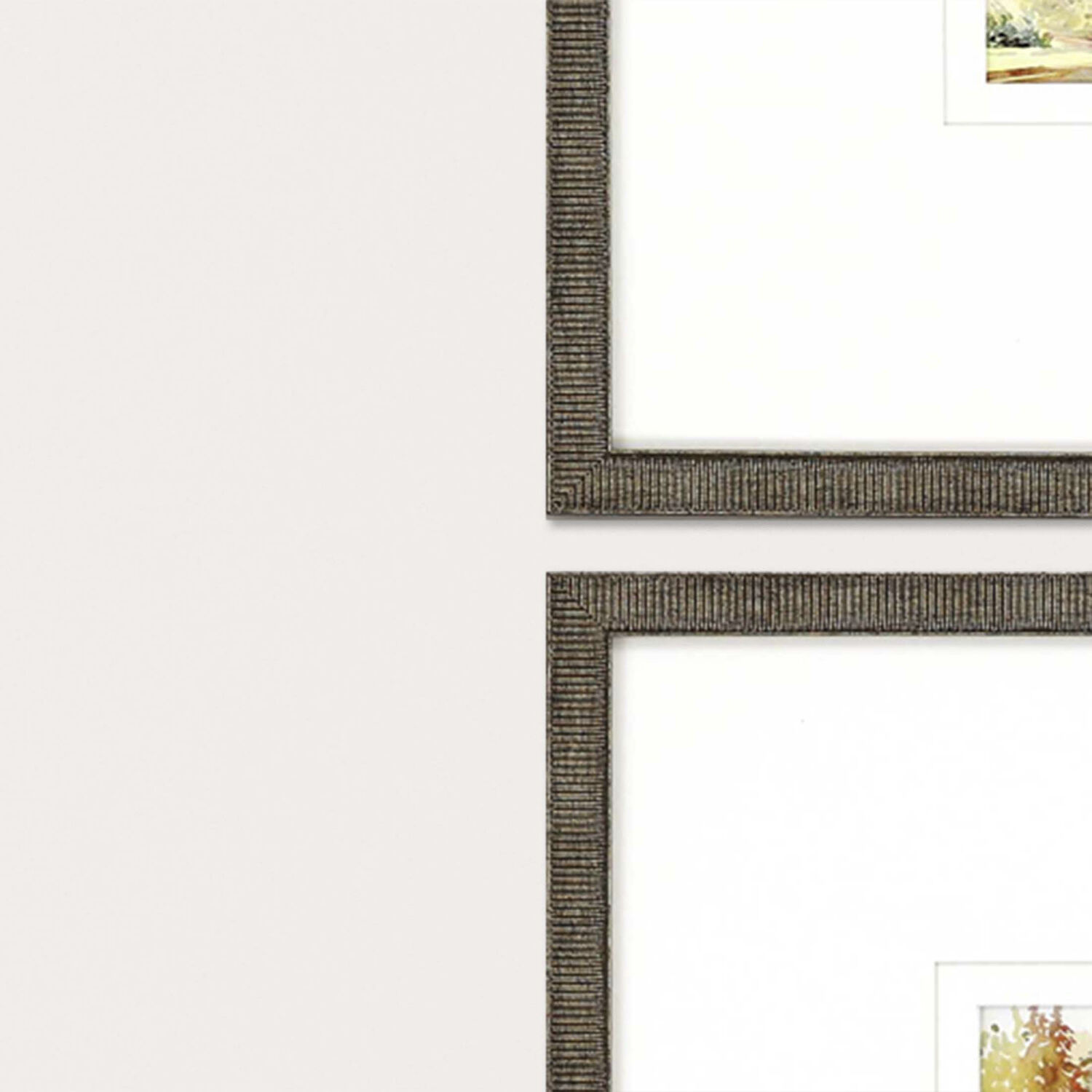 Petite Placid Petite Sunrise Multi and Green and Orange and White Framed Art