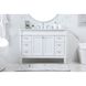 Bennett 48 X 21 X 35 inch White Vanity Sink Set