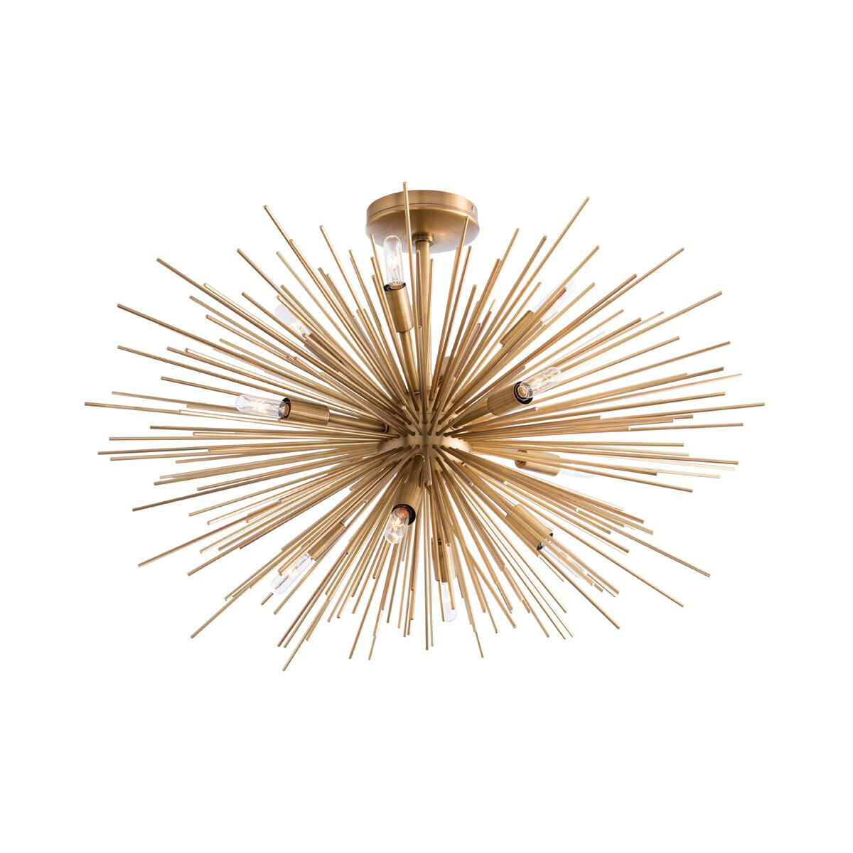 Zanadoo 12 Light 30 inch Antique Brass Chandelier Ceiling Light, Fixed