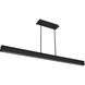 Mick De Giulio I-Beam LED 72.2 inch Nightshade Black Linear Suspension Ceiling Light in 120V, Integrated LED
