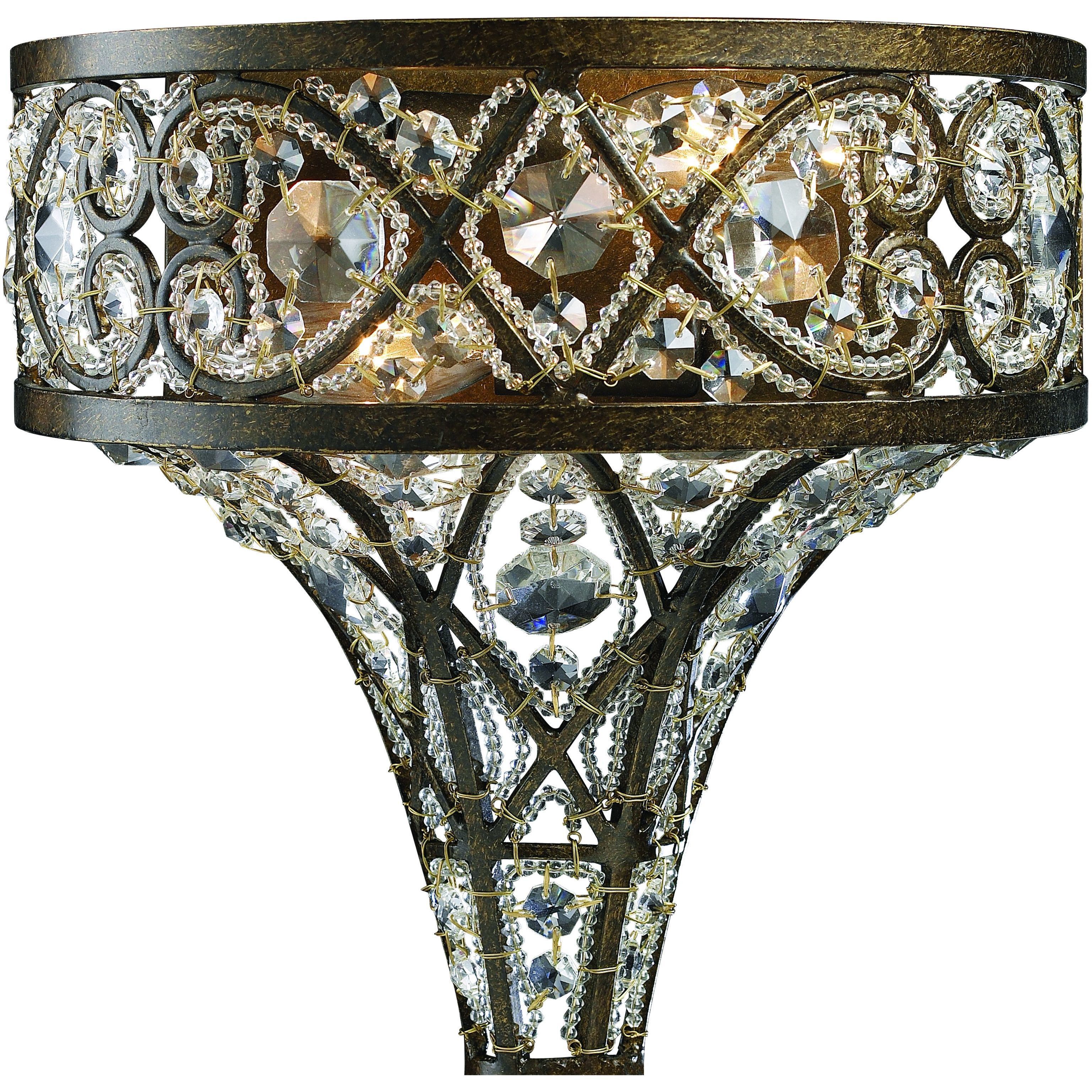 Amherst 2 Light 10.5 inch Antique Bronze Sconce Wall Light