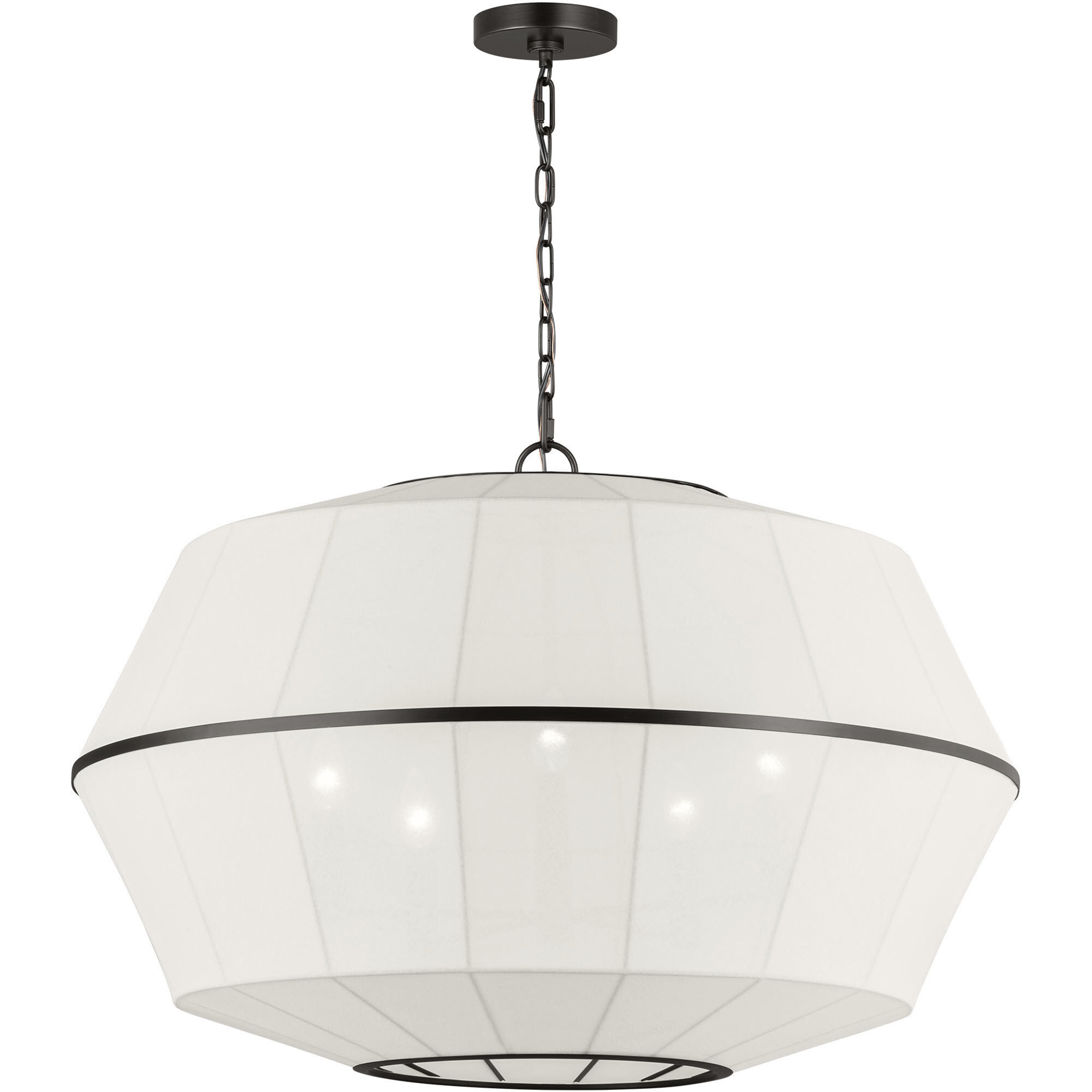 ED Ellen DeGeneres Hikari 5 Light 32.25 inch Aged Iron Pendant Ceiling Light