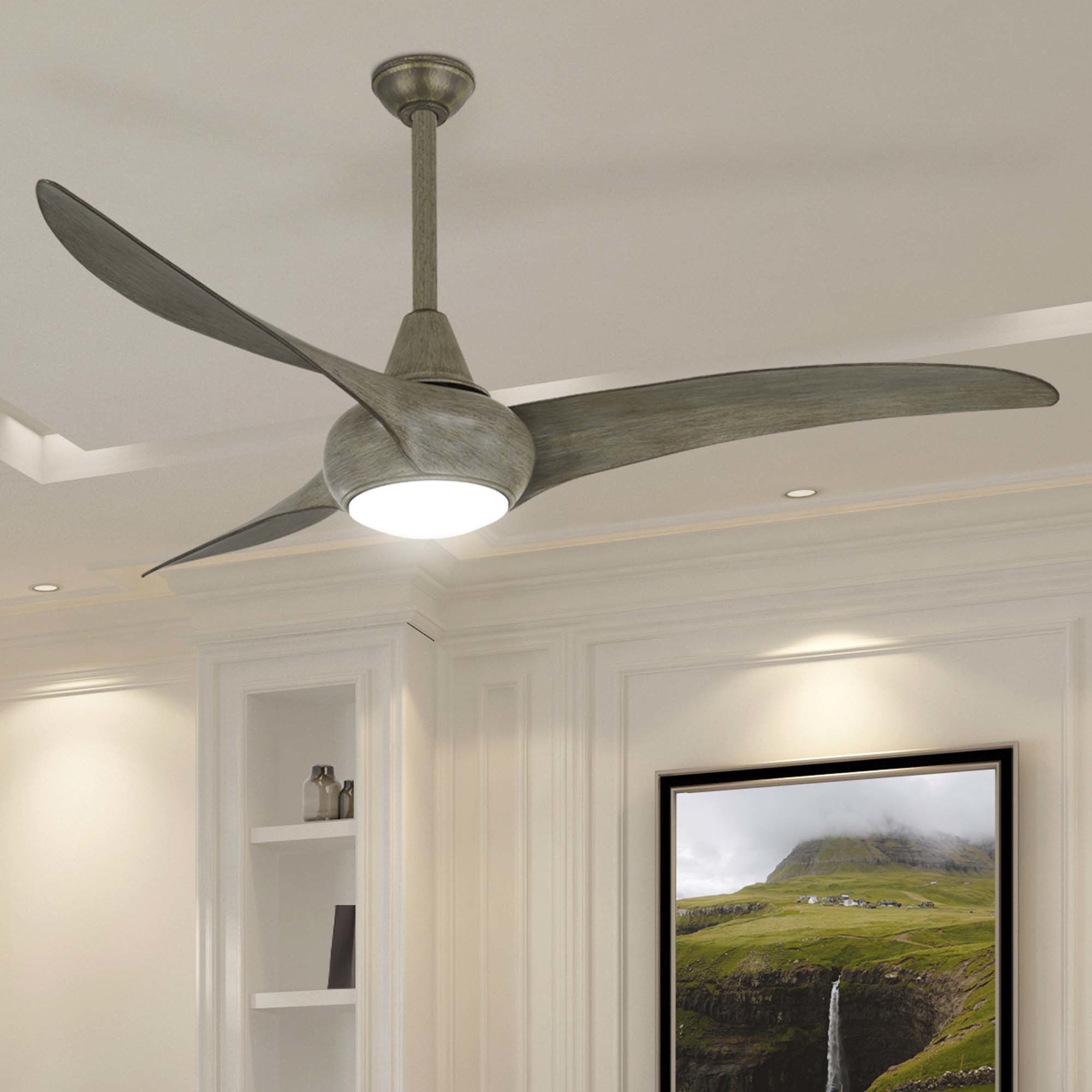 Light Wave 52 inch Driftwood Ceiling Fan
