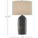Munby 30.25 inch 150 watt Rust Table Lamp Portable Light