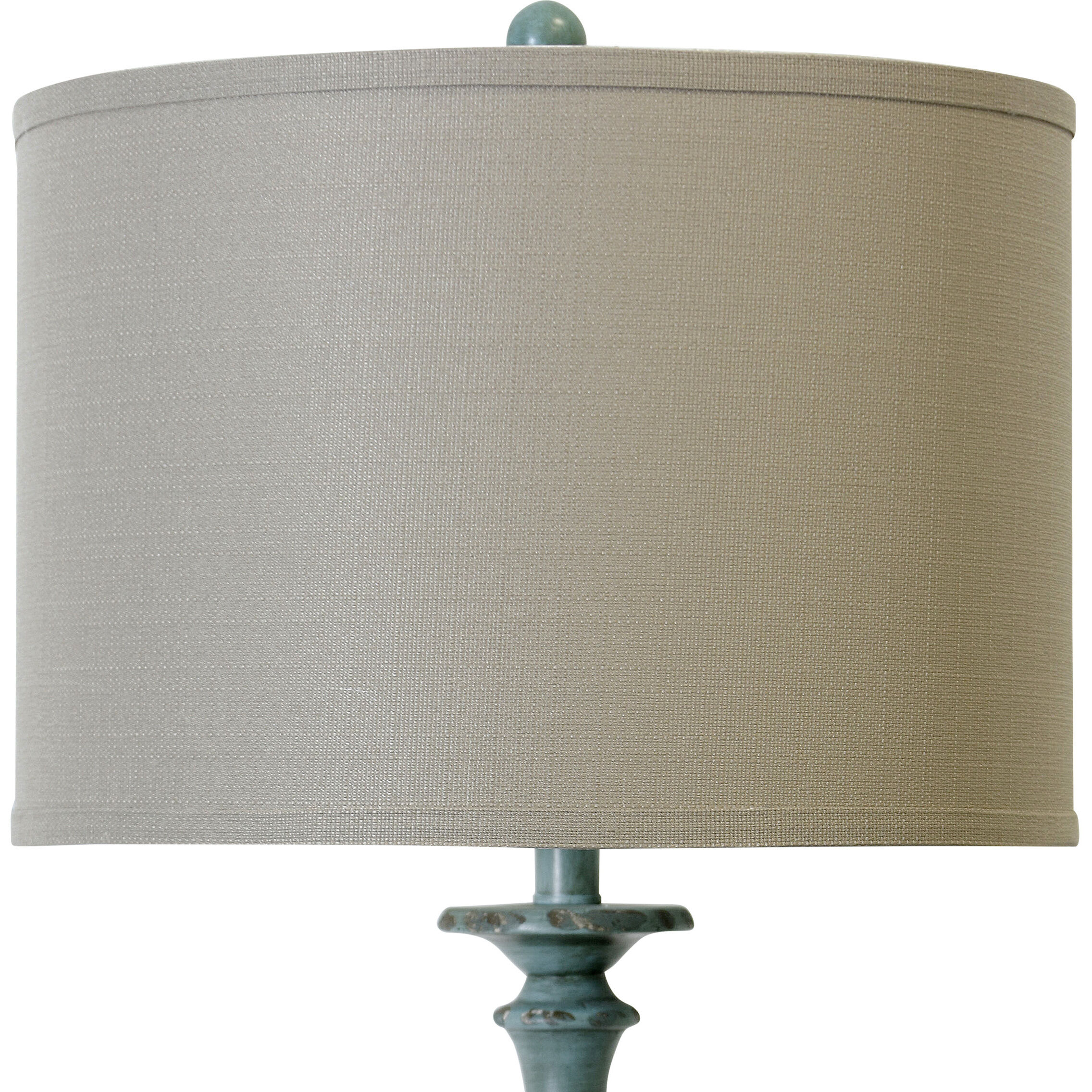 Signature 61 inch 150 watt Distressed Blue Floor Lamp Portable Light