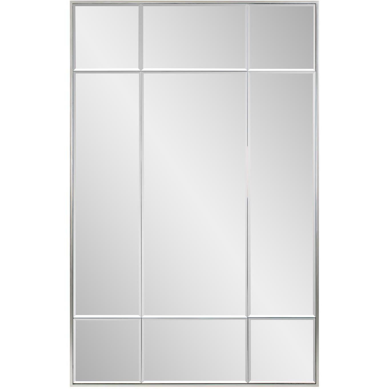 Knightbridge 66 X 42 inch Silver Multi Paneled Mirror