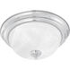 Harmony 3 Light 16 inch Brushed Nickel Flush Mount Ceiling Light