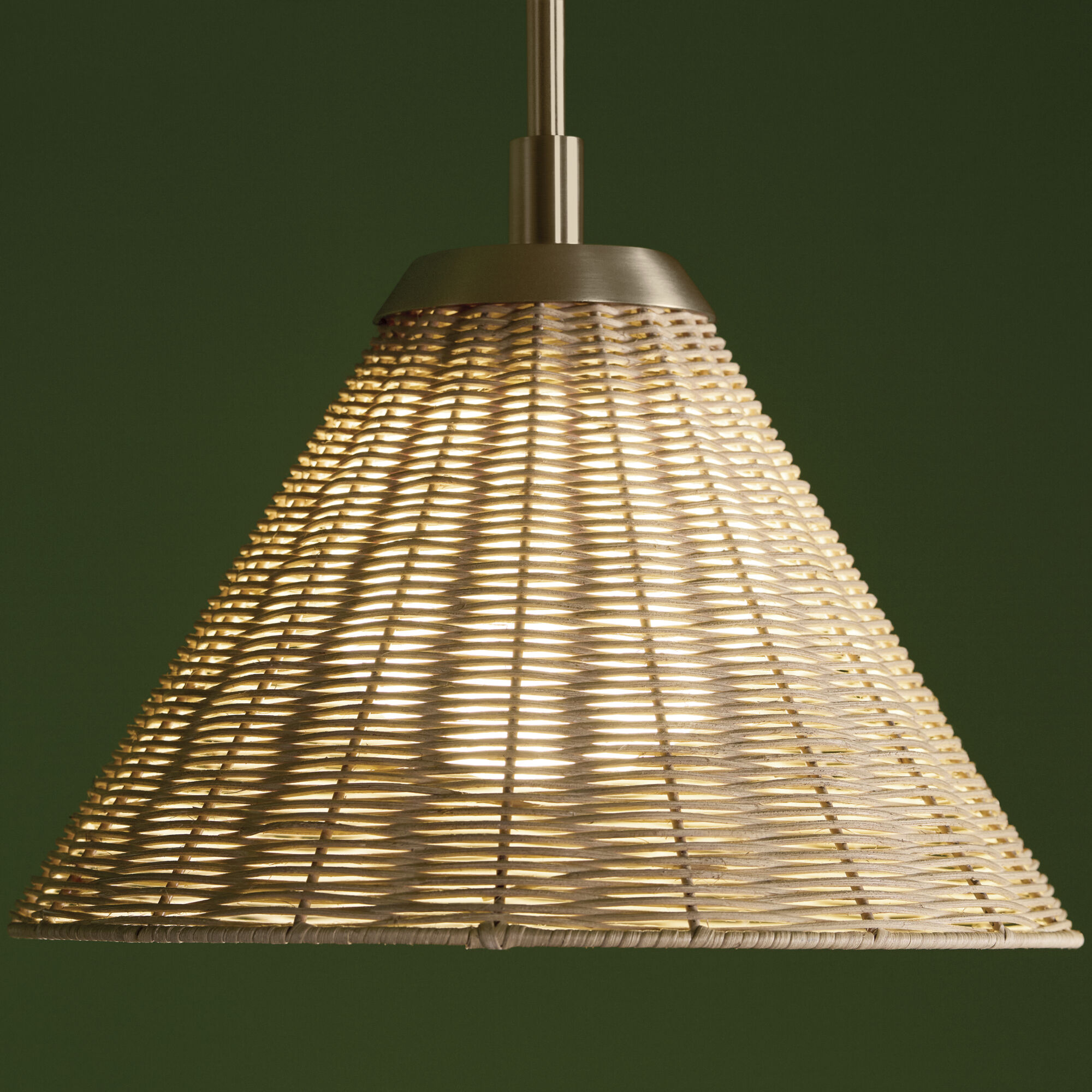 Bekah 1 Light Champagne Bronze Pendant Ceiling Light, Convertible